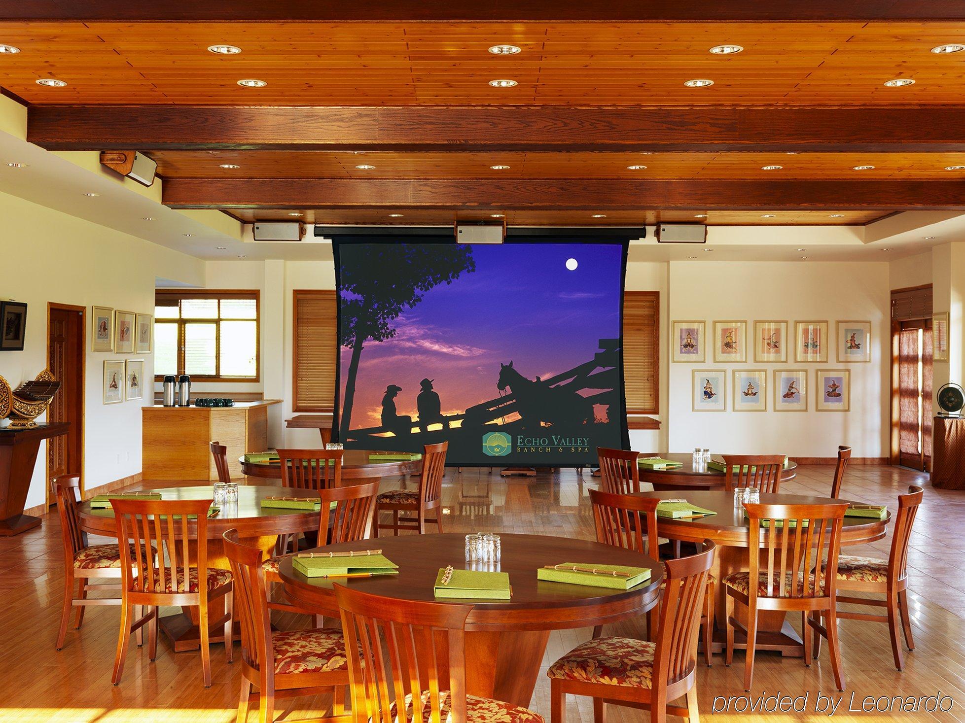 Clinton Echo Valley Ranch And Spa מסעדה תמונה